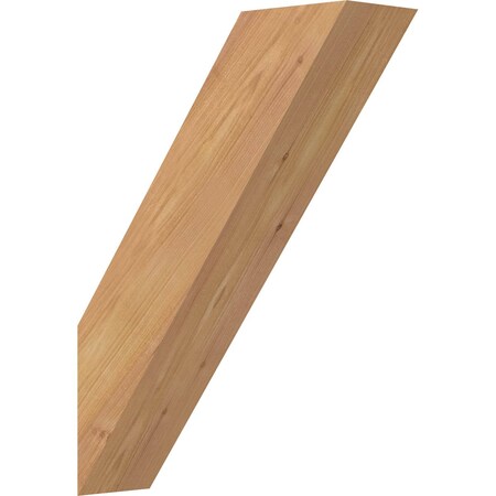 Ekena Millwork 3 1/2"W x 12"D x 16"H Traditional Smooth Knee Brace, Western Red Cedar BRC04X12X16TRA00SWR